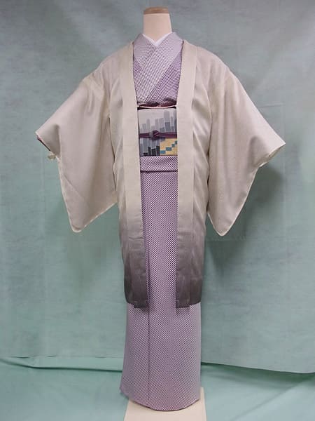 着物お仕立て事例 - 裾ぼかし単衣羽織
